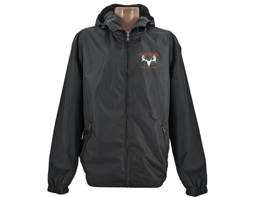 RRK Black Windbreaker Jacket