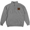 RRK 1/2 Zip Gunmetal w/leather RRK Patch