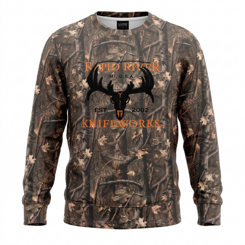 RRK Embroidered Camo Crewneck