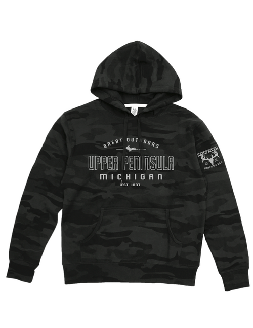 RRK Camo Hoodie-Black
